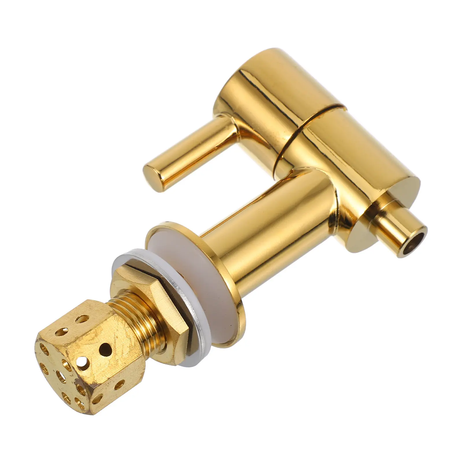16MM Copper Beverage Dispenser Faucet Spigot Replacement Water Jug Metal Spout Smooth Flow Cooler Part Juice Tap Bucket Outdoor