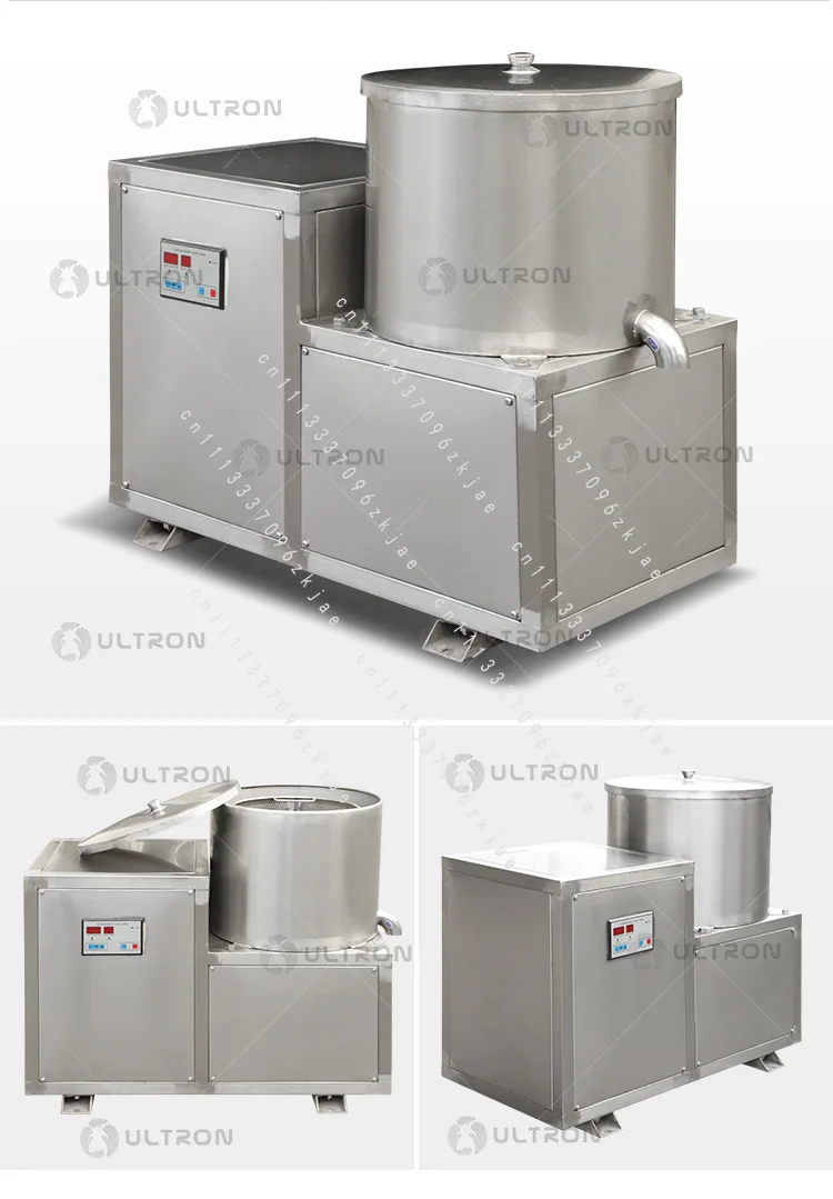 Semi Automatic Fried Food Deoiler Machine Oil Remove Machine Dewatering Machine