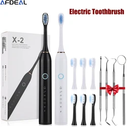 Electric Toothbrush Sonic Vibration Teeth Brush Waterproof Dental Tooth Cleaner Whitening Tools Stains Tartar Remover Oral Care