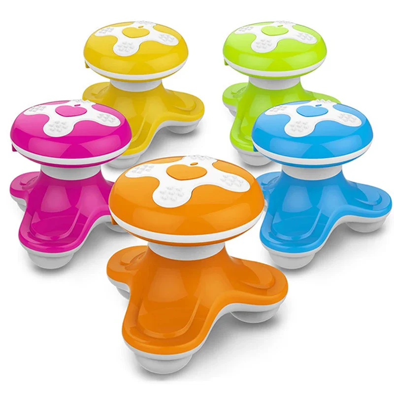 

USB мини-массажер для шеи, многофункциональный пластиковый треугольный электрический USB-массажер для красоты, антицеллюлитный массажный инструмент для релаксации