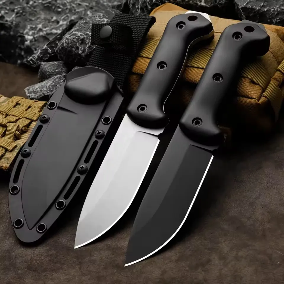 

KA-BAR BK2 Открытый фиксированный лезвие для кемпинга Удаление препятствий Выживание Кухня Утолщенное лезвие Нейлоновая ручка из стекловолокна Оболочка из кайдекса