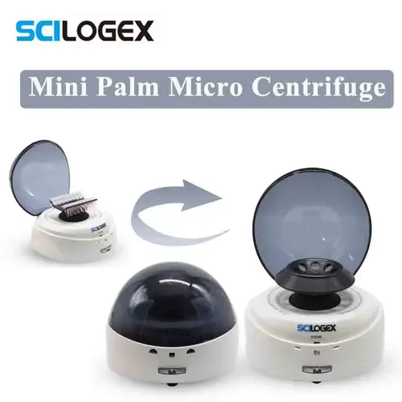 SCILOGEX S1010 Lab Mini Palm Micro Centrifuge Machine High-Speed Precision Mute Experimental Multifunctional Centrifuga