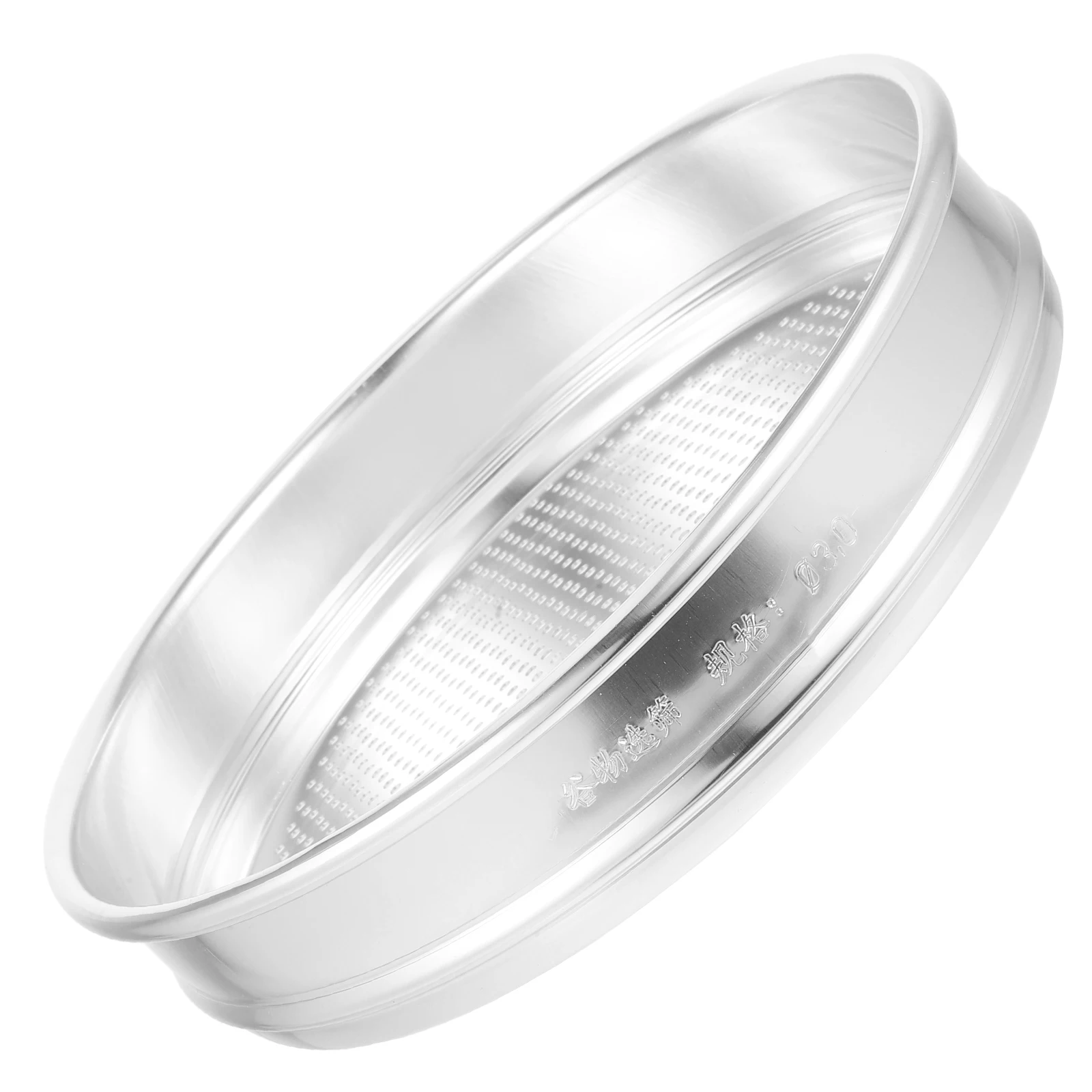 

Fine Mesh Test Sieve Lab Cereal Grain Separator Dry Round Strainer Storage Manual Quick Screening Accurate Results ling