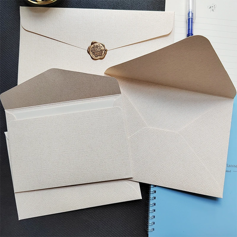 10pcs/lot High-grade Envelopes for Wedding Invitations Business 250g 17.5x12.5cm Texture Paper Stationery Supplies Storage Bag