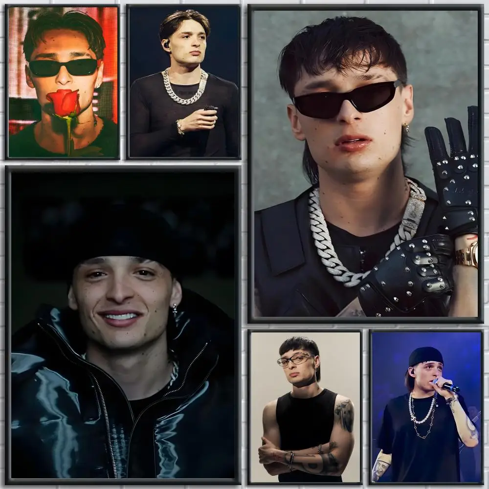 

Singer P-peso Pluma Poster Trendy And Easy-to-Apply Wall Art Stickers For Home Decor And Dorm Room Walls