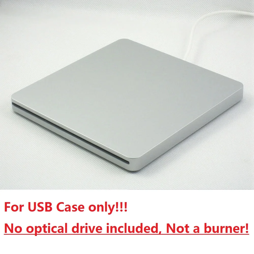 NIGUDEYANG External USB Enclosure Case for Mac Bookpro iMac Slot-in SATA Optical Drive Superdrive ODD