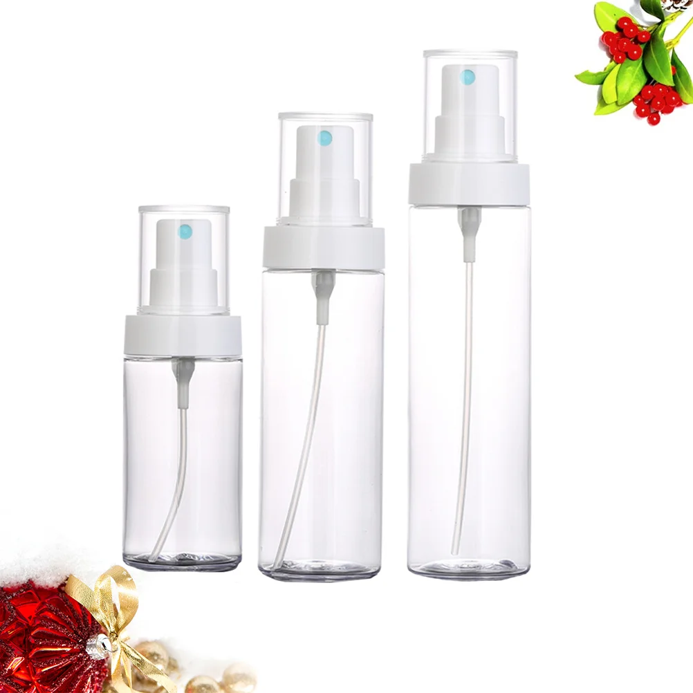 3 Pcs Spray Bottles Refillable Perfume Water Sprayer Plants Mist Atomizer Travel