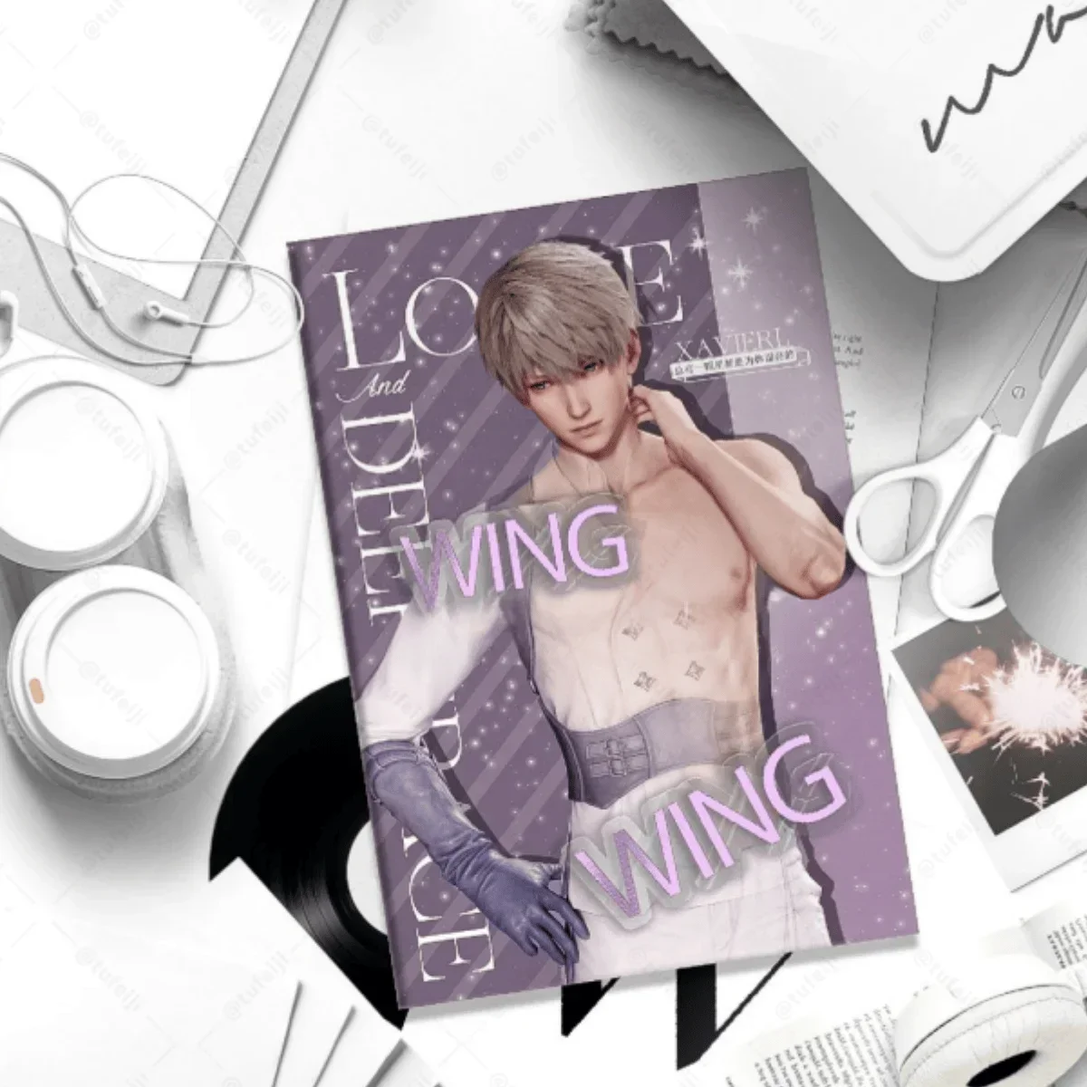 Anime Cosplay Raster Card, Amor e Deepspace, Sylus, Rafayel, Zayne, Felix, Jogo Variável, Ornamento, Xmas Gift Acessórios