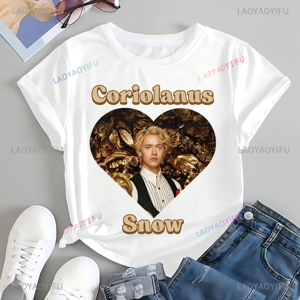 Streetwear Coriolanus Snow - I Can Cure Him Printed T-shirt Top Harajuku Short Sleeve Unisex Shirt Graphic Oversized T-shirt