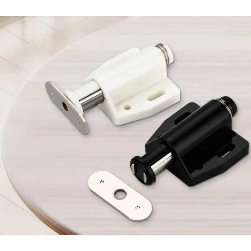 10pcs Magnetic Touch Push Open Latch Cabinet Door Catch Release Opener Wardrobes Drawer Cupboard Doors Rebound Catches Hardware