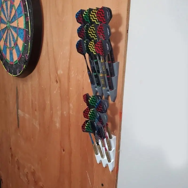   Wall Mounted Boomerangs Organizers Space Saving Display Rack Boomerangs Holder Stand Suitable for 9 Steel/Soft Tip