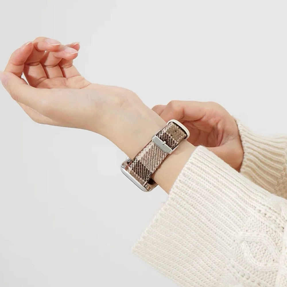 Nice Leather link For Apple Watch band women Series Ultra 10/9/8/7/6/5/4/3/2/1 SE 38mm 40mm 41mm 42mm 44mm 45mm 46mm 49mm Strap