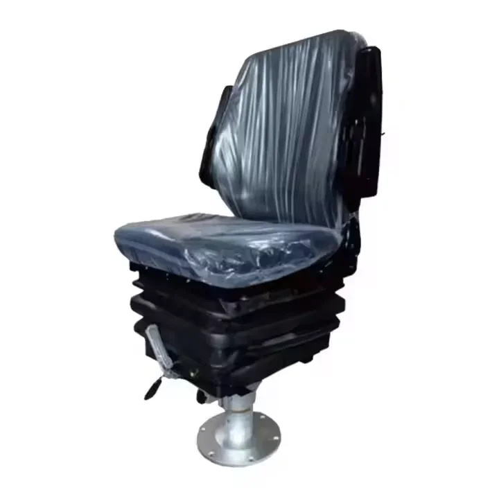 

Marine Boat Driver Seat With Aluminum Adjustable Seat Pedestal 360 Rotation and Adjustable Height