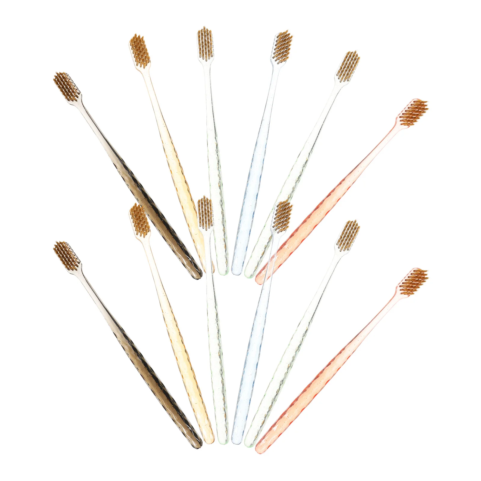 12 قطعة من فرشاة الأسنان المدمجة للبالغين، شعيرات ناعمة، مواد متينة، قبضة مريحة مناسبة لرحلات العمل والتخييم #3