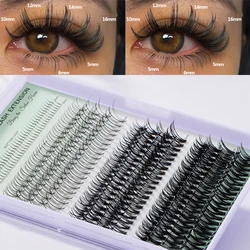 320pcs Lash Clusters Individual Cluster Lash Extensions DIY Multi-type Mixed Wispy Faux Mink Eyelash Tray Bottom