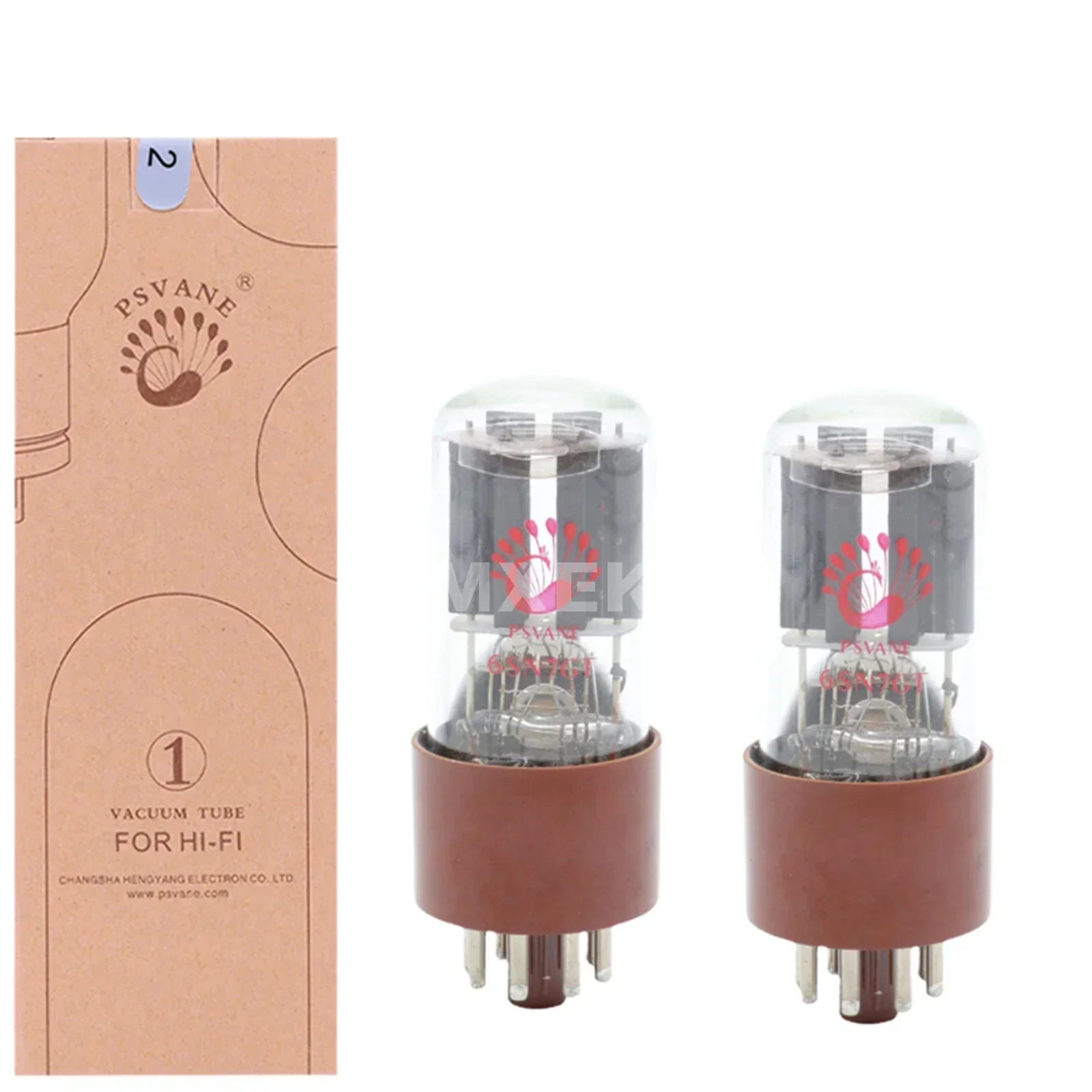 PSVANE 6SN7GT Vacuum Tube Direct Generation 6SN7 6N8P Authentic Precision Pair for Audio Amplifier