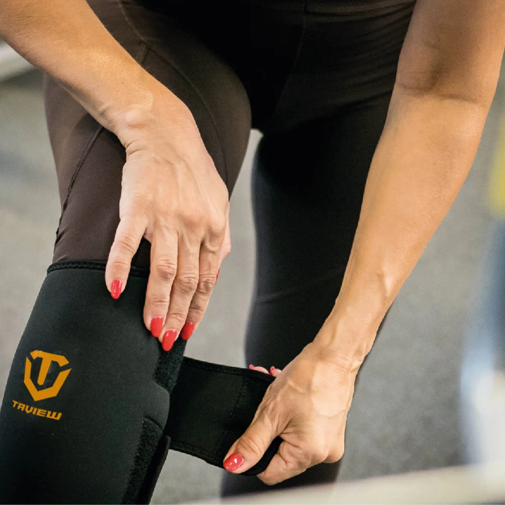 Pull Up Squat Shin Guard Pad Calf Protection 5mm Neoprene, Adjustable Exercise Gym Equipment Strength Training