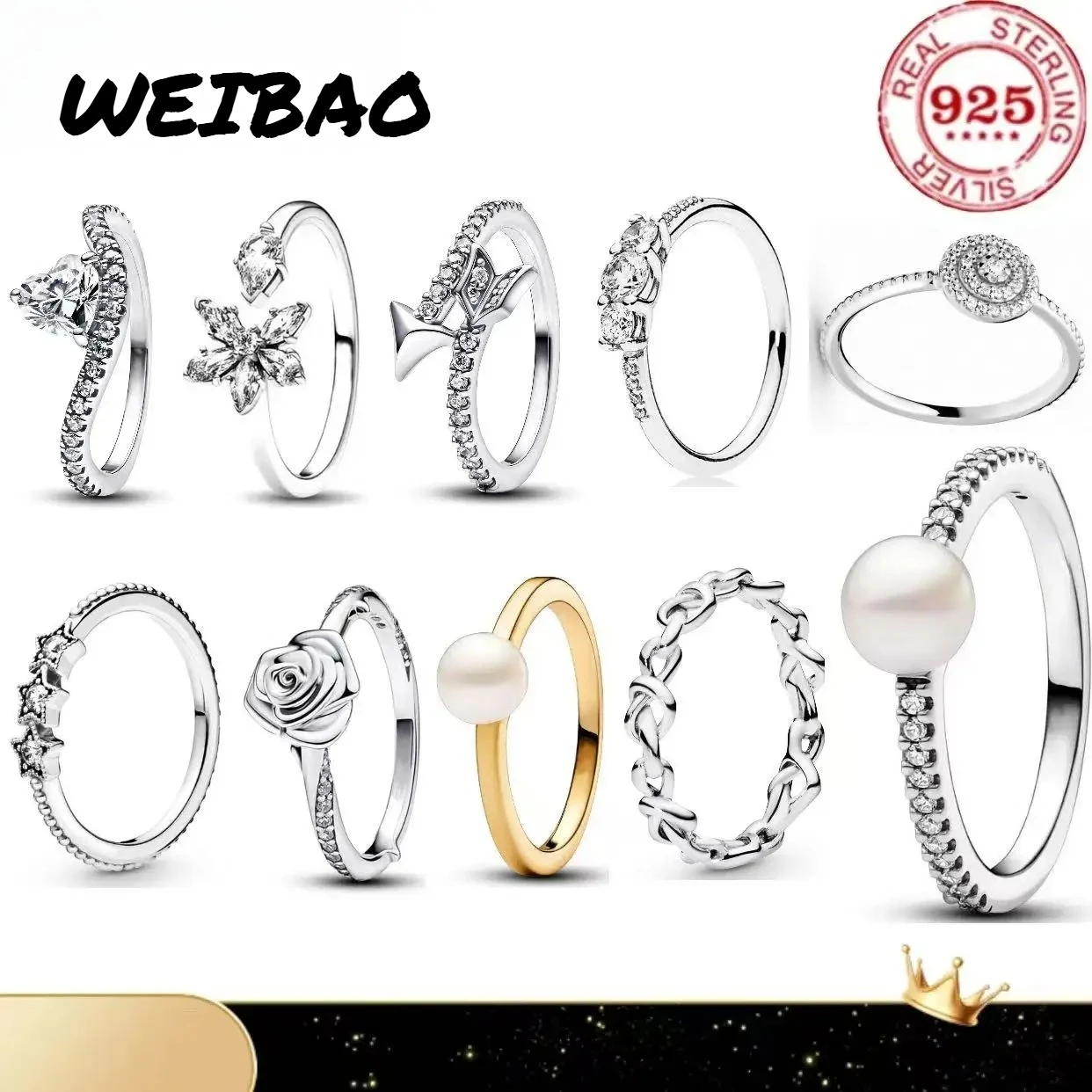 

Exquisite Hot Selling 925 Sterling Silver Irregular Shape Fashionable Pearl For Women's Birthday Gifts