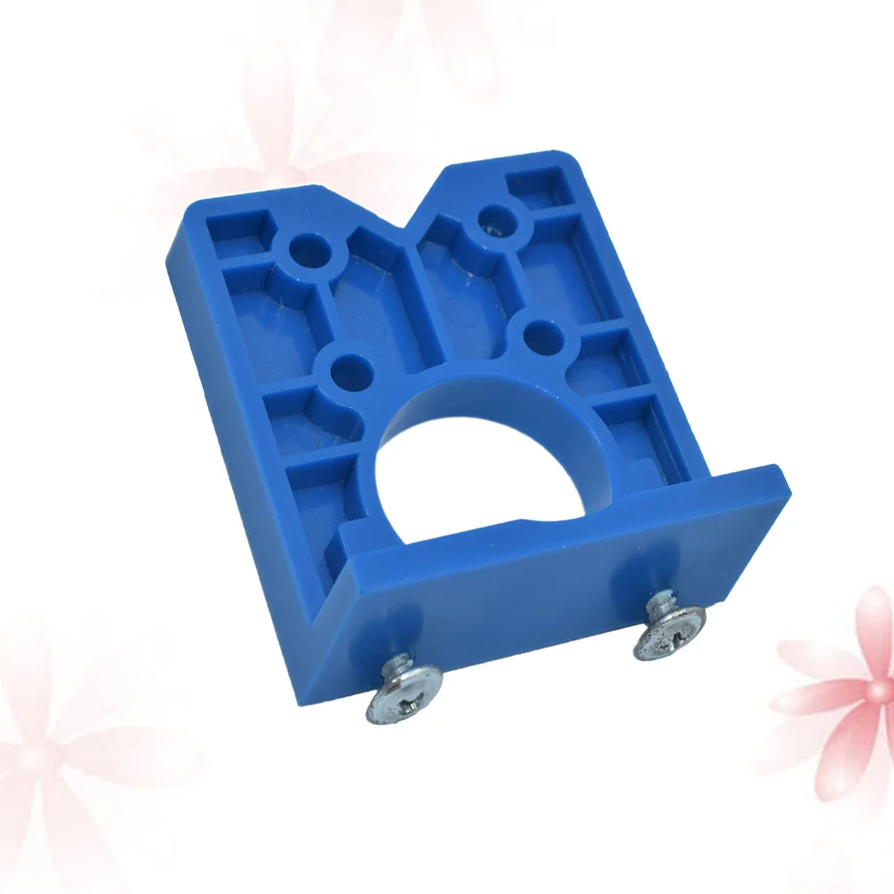 35Mm Hinge Hole Drilling Guide Locator Positioning Template For Cabinet Door Installation Woodworking Jig Tool Blue Pcs