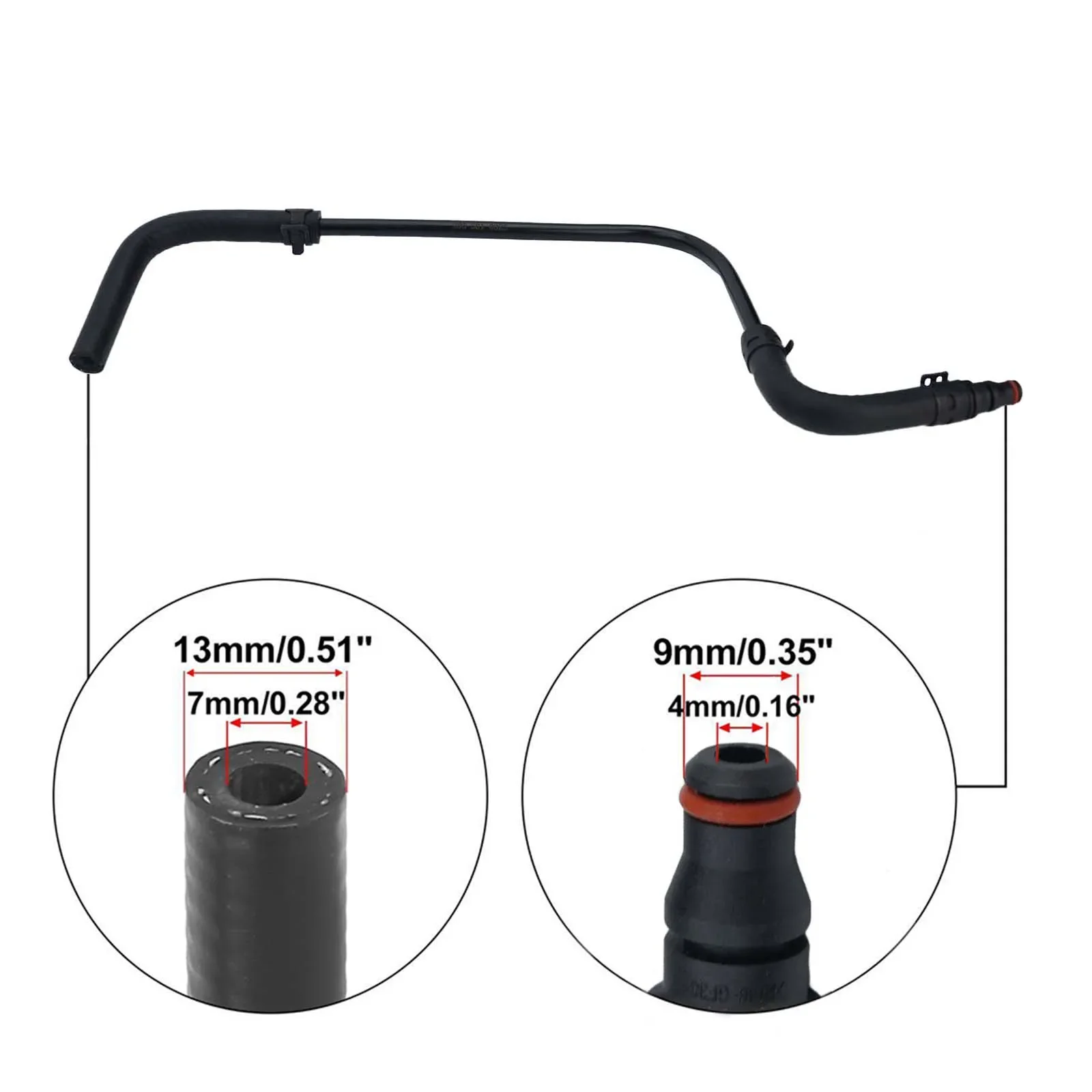 Replacement Water Hose Designed For Mercedes For Benz C230 W203 (1 8L Year 2003 2005) With Excellent Resistance Traits