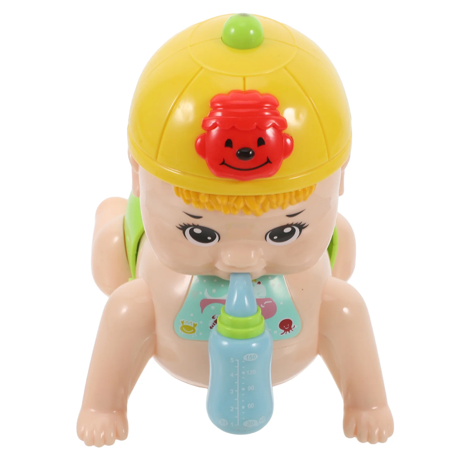 1Pcs Crawling Baby Electric Educational Crawling Infant Toddler Interactive Playmate Creative Yellow Glow
