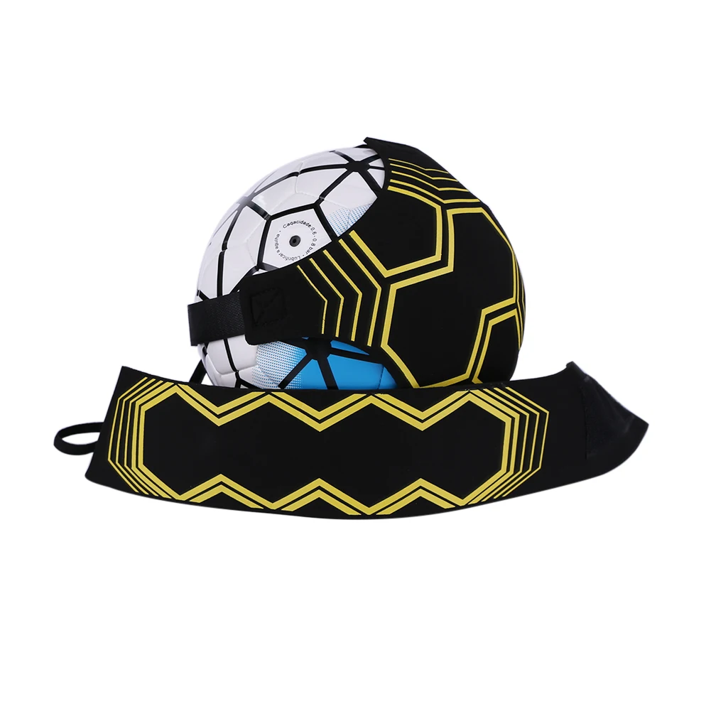 Football Kick Trainer Soccer Ball Juggle Bag Training Elastic Belt with Elastic Auxiliary Physical Exercise Personal Straps