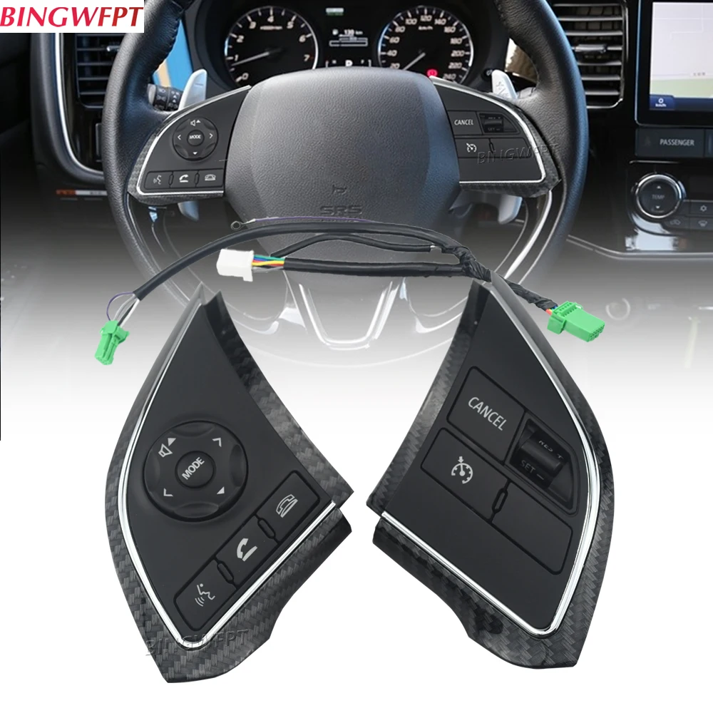 

Audio Radio Cruise Control Switch Steering Wheel Button For Mitsubishi Xpander Eclipse Cross Trito Sportero Outlande 3 2013-2019