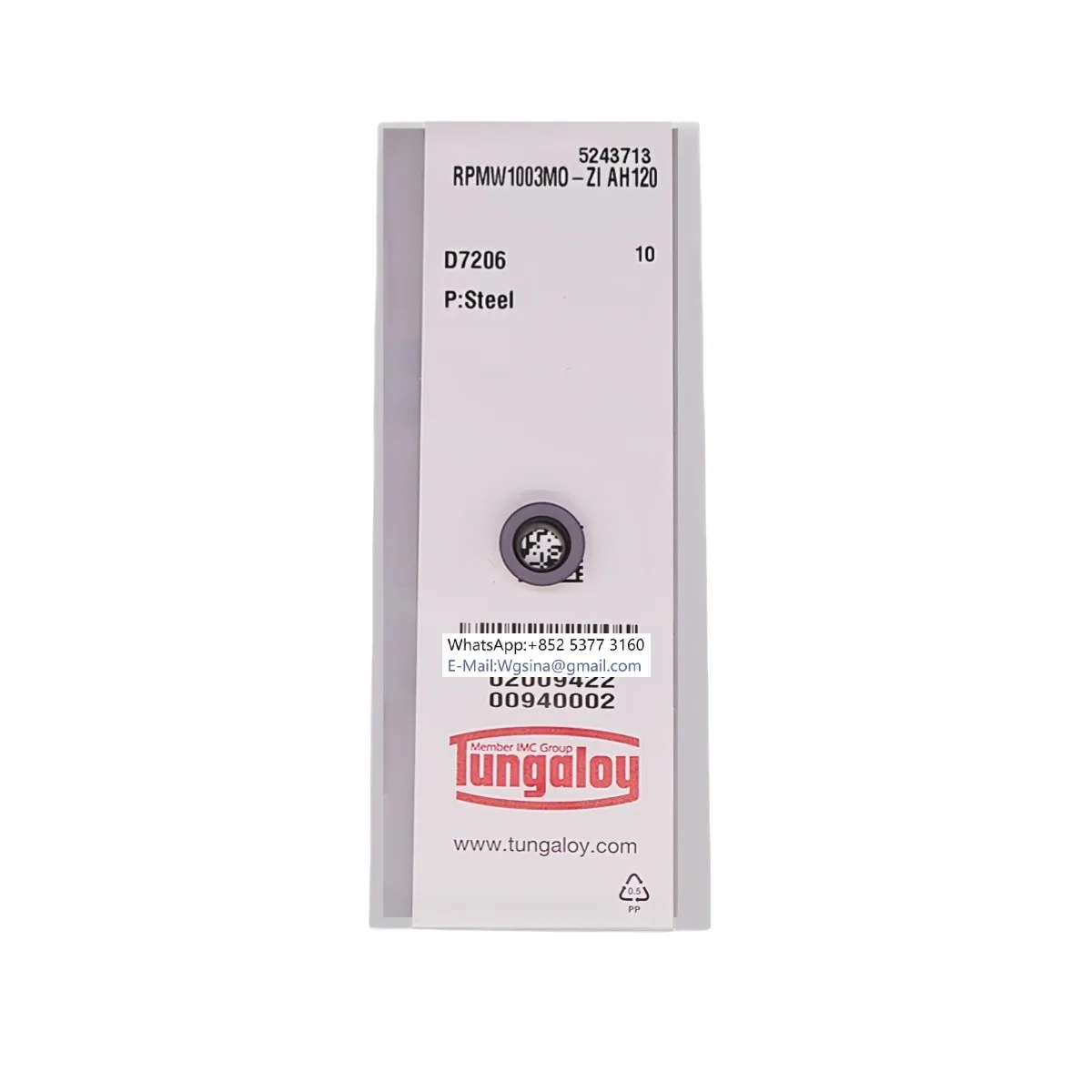 RPMW RPMW1003 RPMW1003MO ZI AH120 RPMW1003MO-Z2 AH120 Fresa de carburo para fresado y torneado Tungaloy Original