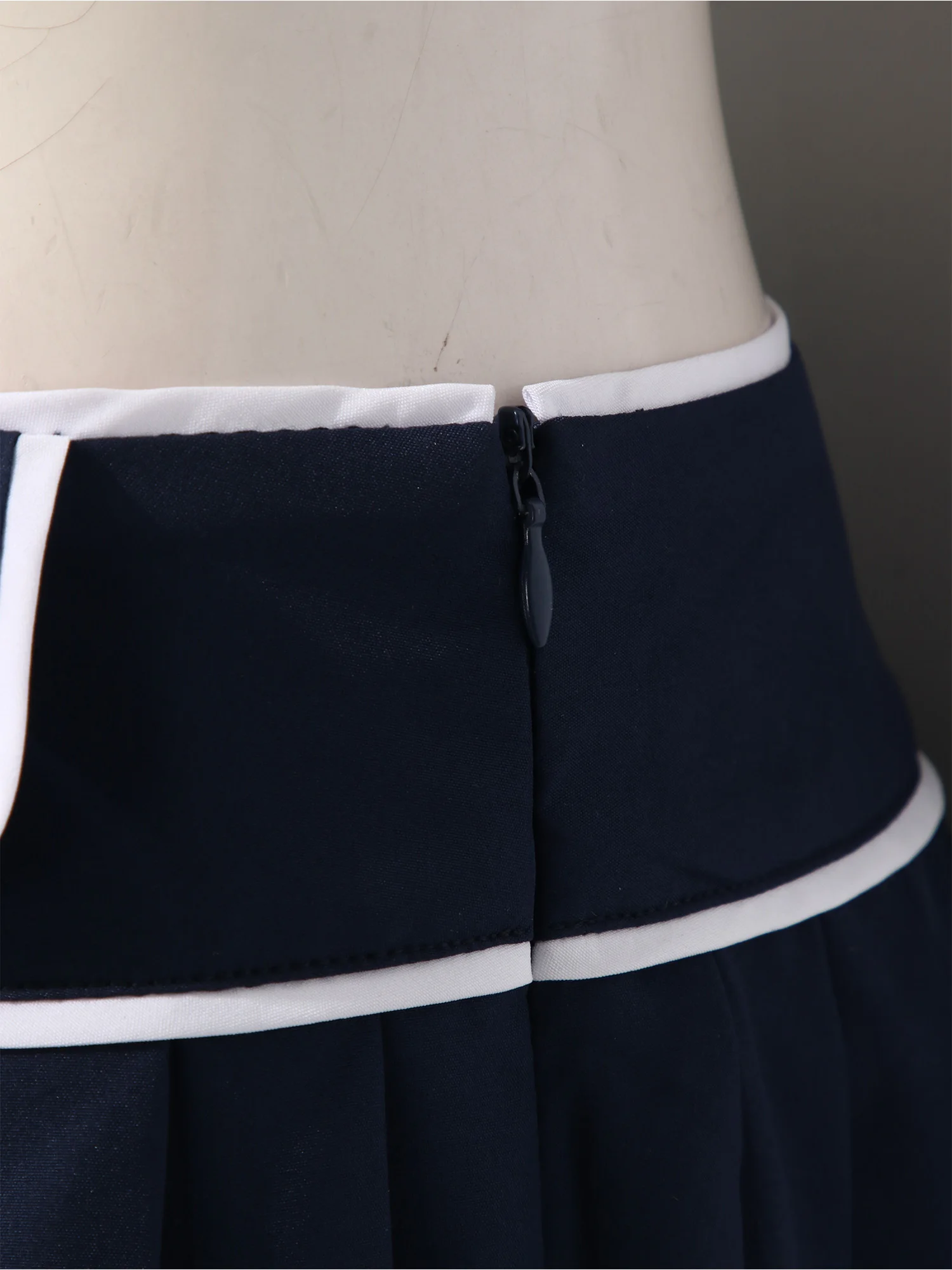 Women Schoolgirl Cosplay Costume 3/4 Sleeve Crop Blazer Jacket+Skirt JK School Uniform Anime Cosplay Halloween Theme Party Suit view 5