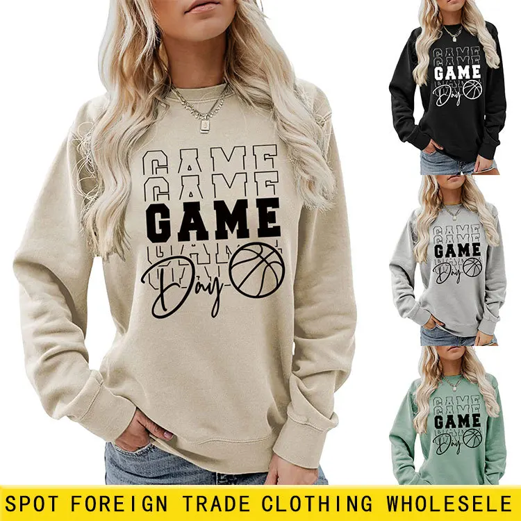 Sweatshirt Wanita Longgar Kasual Modis Serbaguna Hoodie Panjang Sedang Nyaman Streetwear Musim Semi 2023