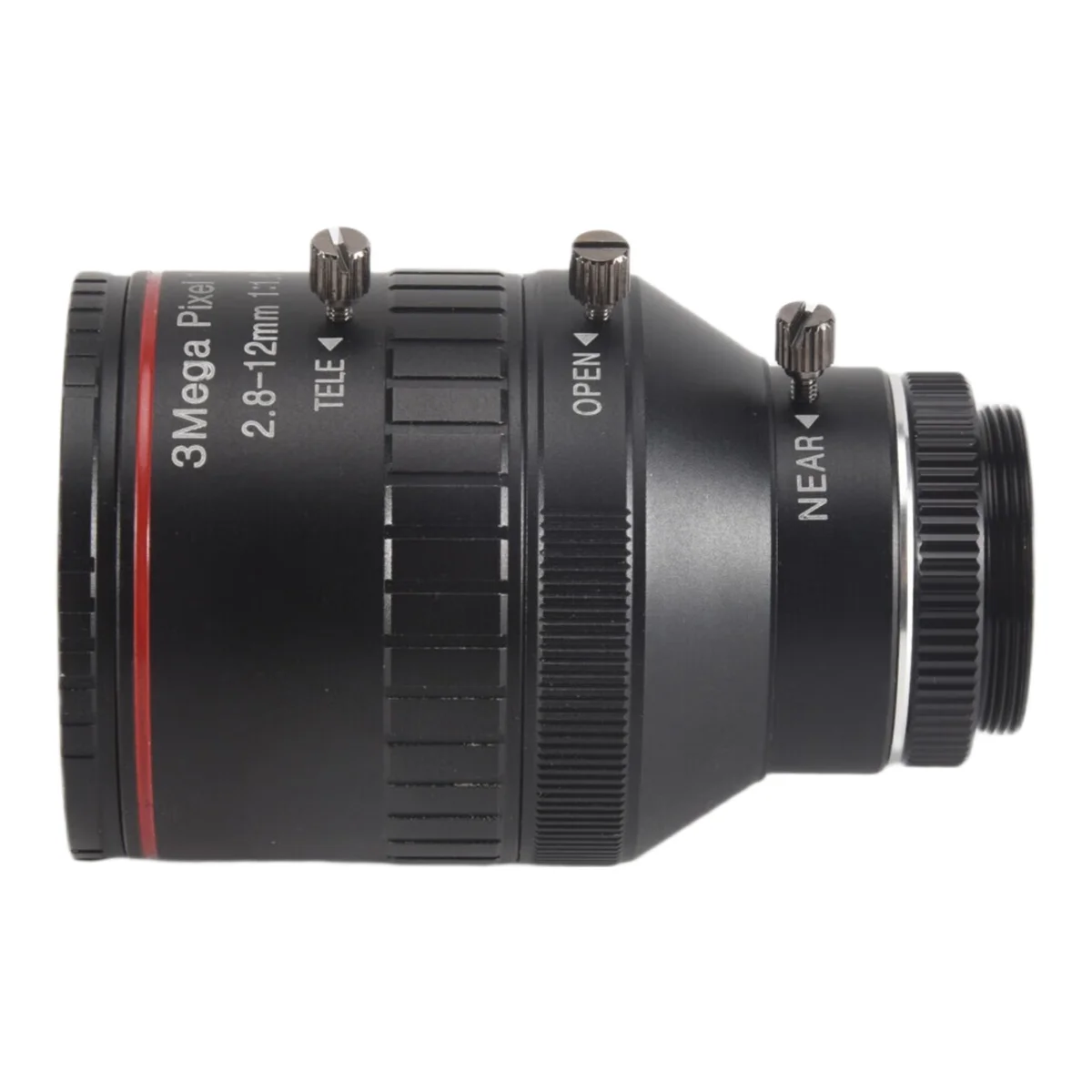 SLQZT Obiettivo industriale Zoom manuale con iride 2.8-12mm 3MP Obiettivo con attacco C Accessori per fotocamera con obiettivo CCTV