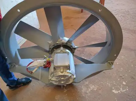 اتجاهين تهب مراوح التدفق المحوري لتجفيف الخشب