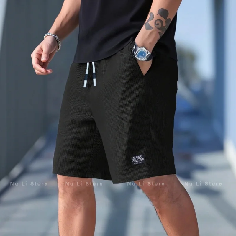 2026 Summer New Men Embroidery Logo Leisure Sports Shorts Loose Outdoor Cycling Camping Hiking Mountaineering Shorts