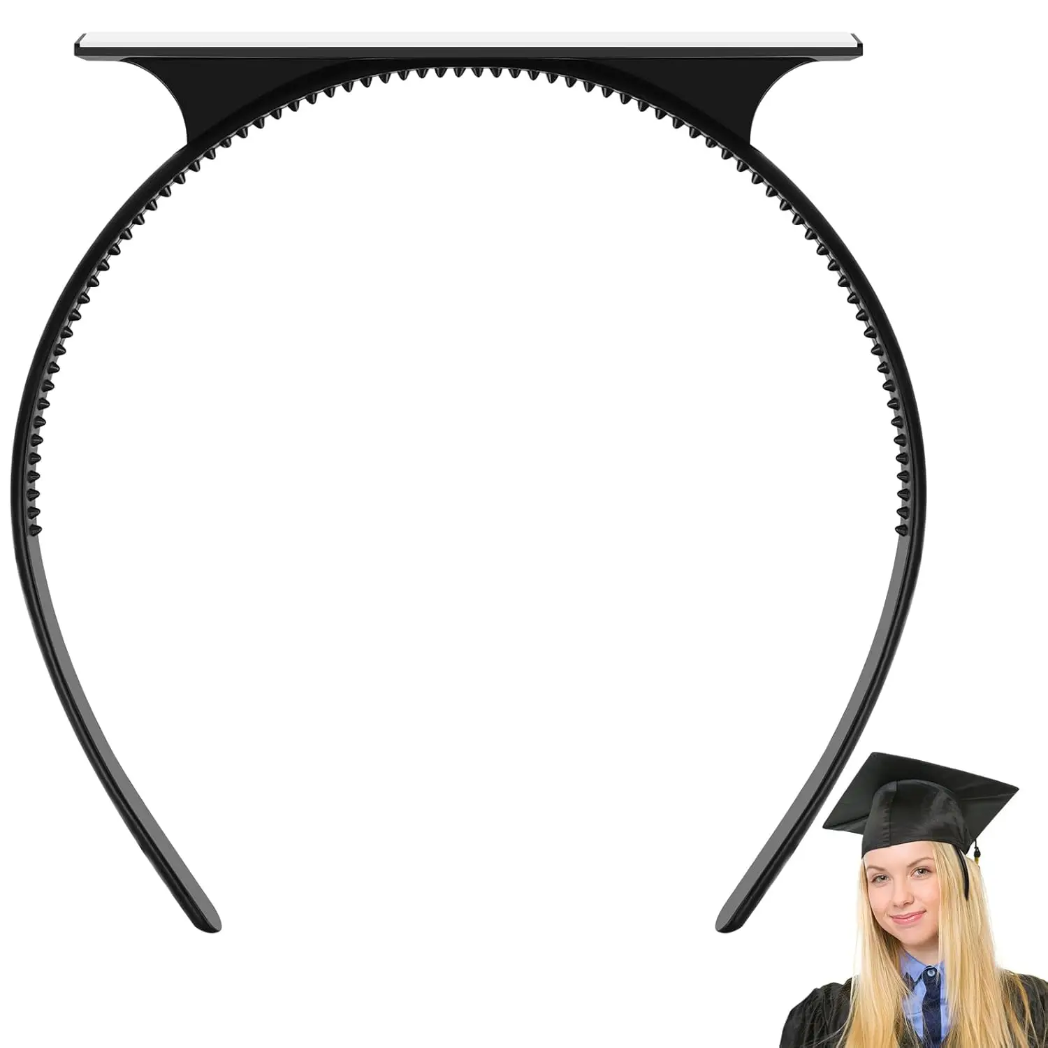 1 Pack Graduation Cap Headband Upgrade Insert Secures Caps Keeps Hairstyle
