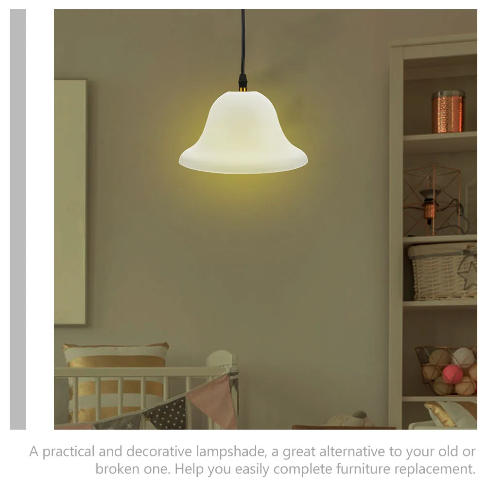 

4 Pcs Bell Shaped Mushroom Shade Mushrooms Lamp Shades Plastic Ceiling Light Cover