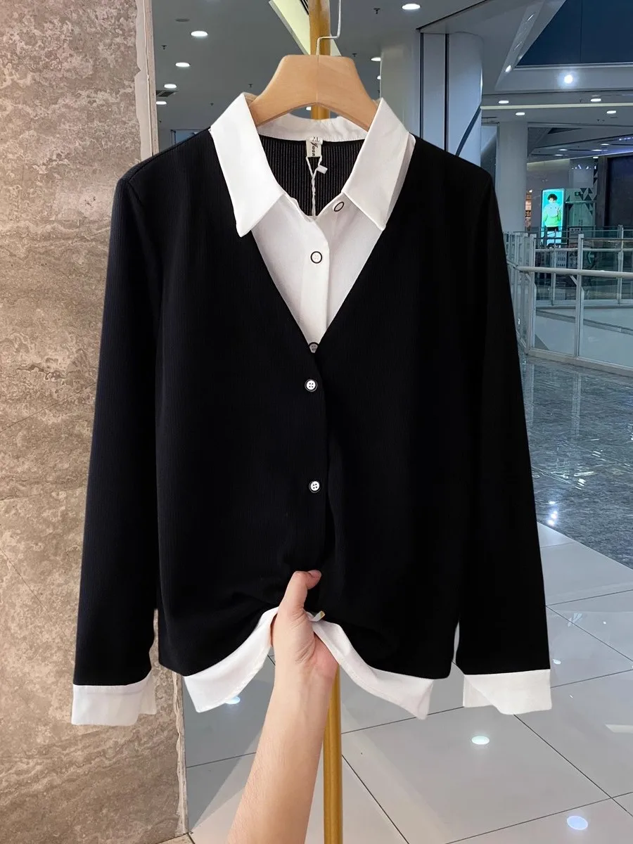 

Свободная куртка-рубашка в американском ретро-стиле, больших размеров, с эффектом стройности, для мужчин и женщин, на весну-осень, повседневная, длинная