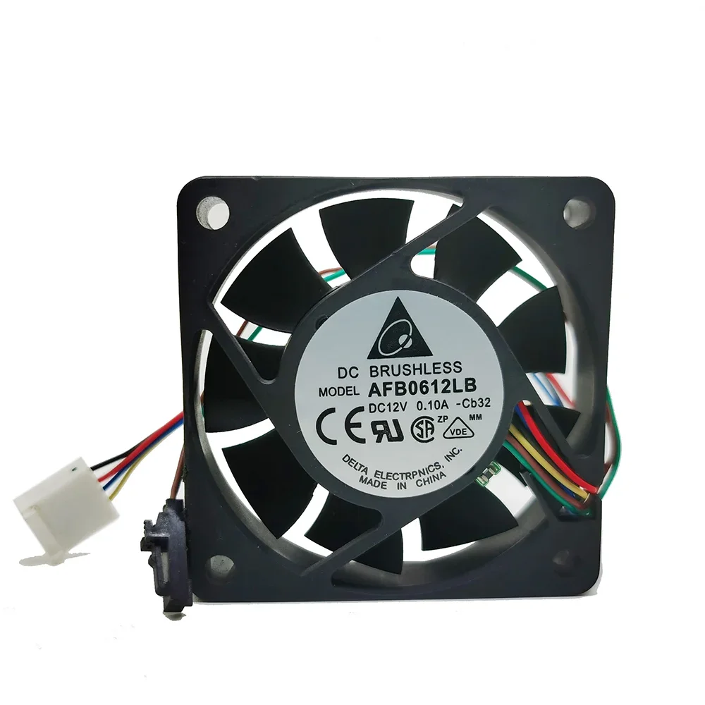 

new Delta AFB0612LB 6cm 6015 60x60x15mm 12V 0.10A 4 lines pwm computer chassis CPU silent temperature control cooling fan