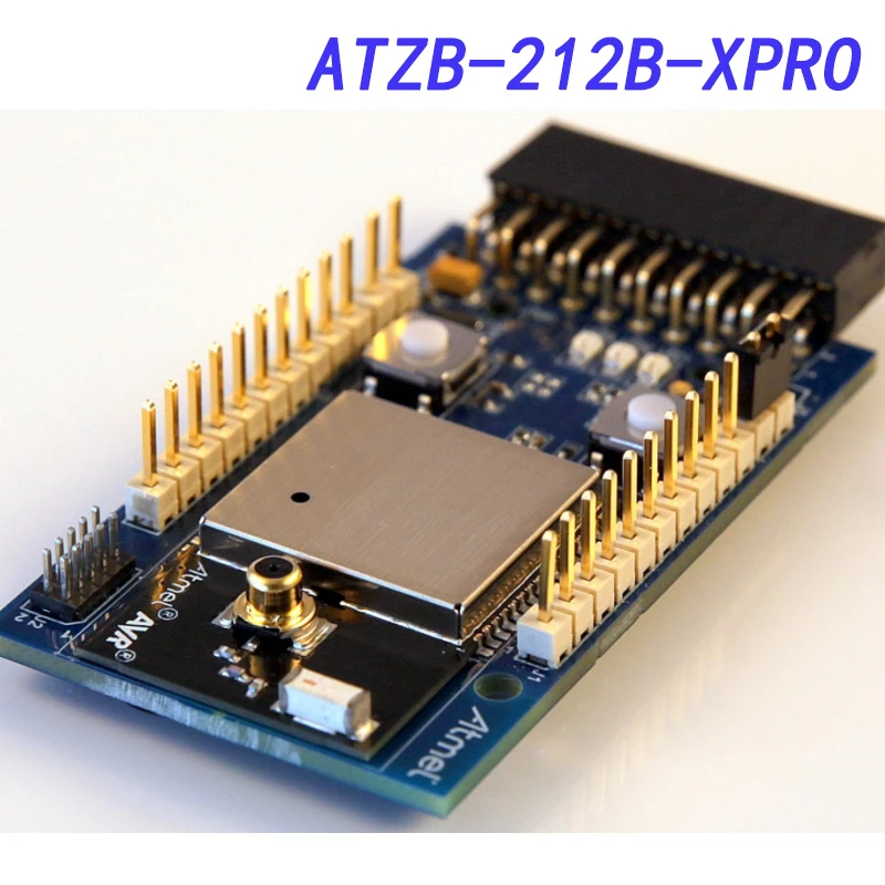 ATZB-212B-XPRO placa de extensão, zigbit xpro pro, atmega256rfr2 soc sem fio, transceptor de rádio