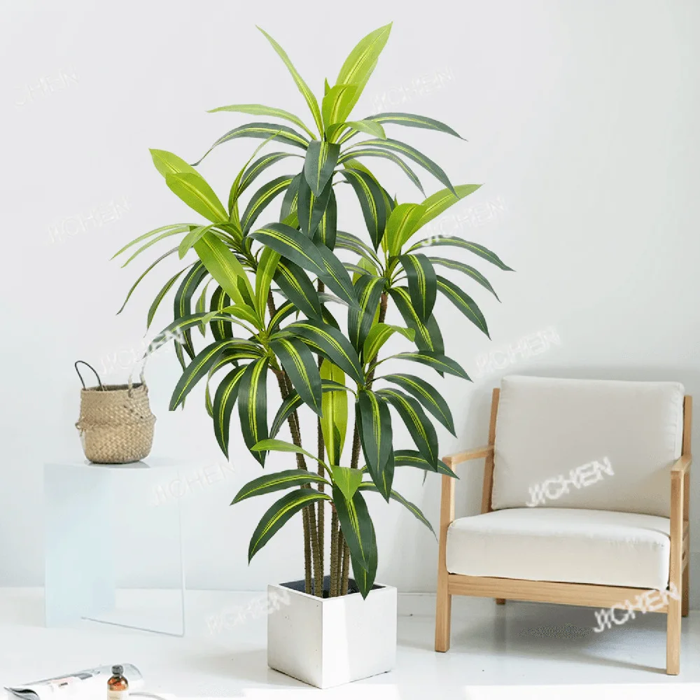 

Large-scale simulated Brazilian wood potted tree clothing store indoor floor-to-ceiling Brazilian iron fake tree plant potted or