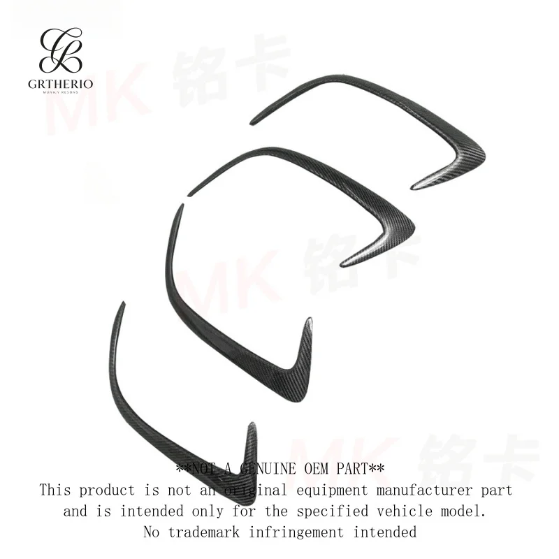For Mercedes-Benz CLA-Class W117 CLA45 FD Style Carbon Fiber Rear Bumper Spoiler Exterior Tuning Body Kit Accessories