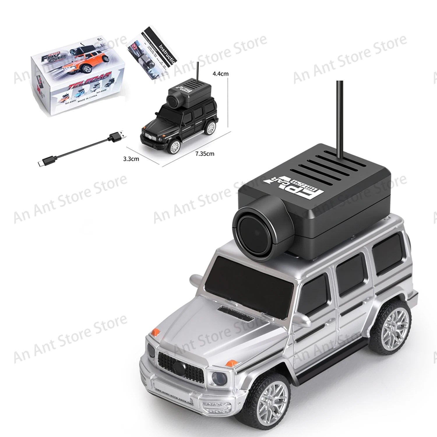 

Радиоуправляемые автомобили WLtoys 1:64 Mini 6406 6406C HD камера RC Гоночный автомобиль Игрушка 120 ° Широкоугольный 2.4G 720P APP Control Mini Car Dual Control