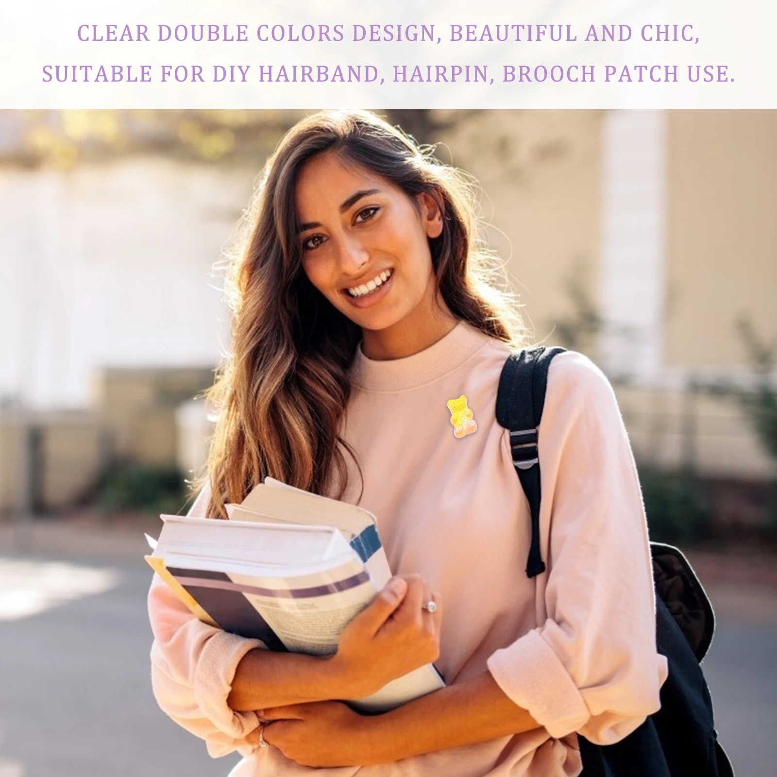 50 قطعة الدب الفاكهة الراتنج سحر Diy بها بنفسك الحرفية الهاتف حلية اكسسوارات ل جراب هاتف صنع المجوهرات الاطفال هدية حلية