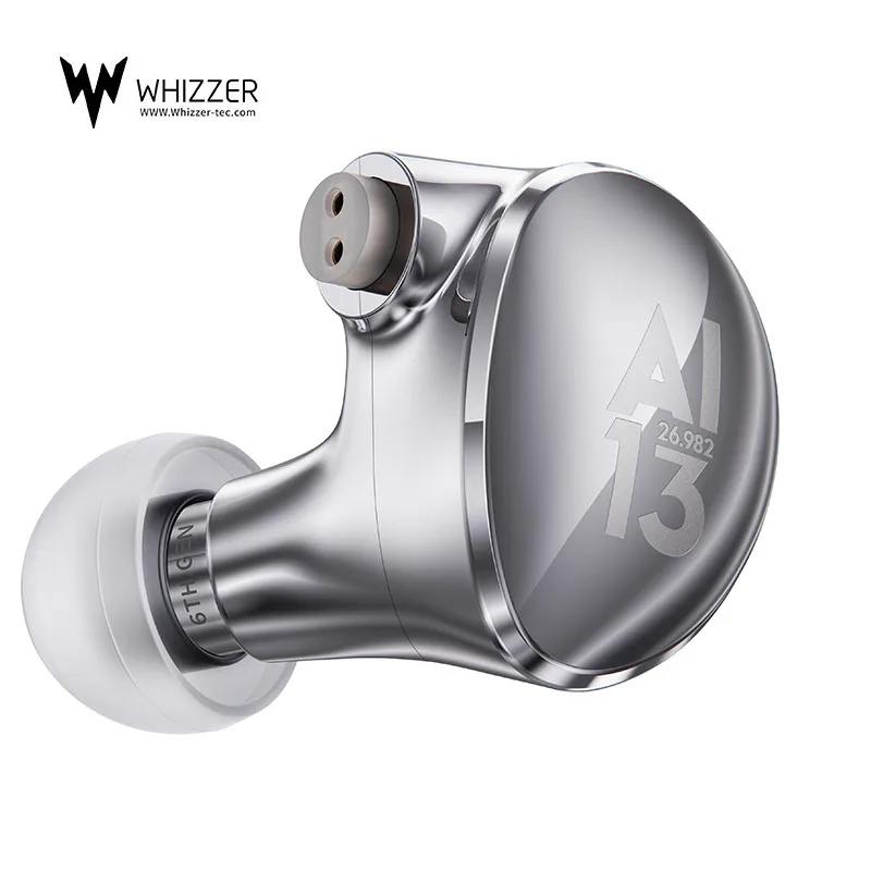Whizzer HE03AL Plus 10.2mm 6th.Gen VG-TLCP Dynamic + Knowles TWFK-30017-00 Balance Armature Hybrid Driver Wired HiFi Earphones