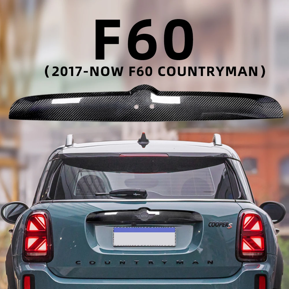 

Brand New Real Carbon Fiber Material Mold Treatment Rear Trunk Tailgate Boot Handle Cover Gen 1 For Mini Countryman F60 Only