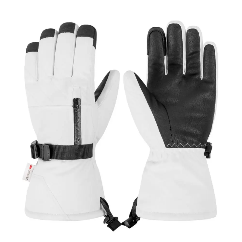 Gants de ski résistants à l'eau pour hommes et femmes, mitaines épaisses et chaudes, écran tactile, thermique, mode hiver,-20