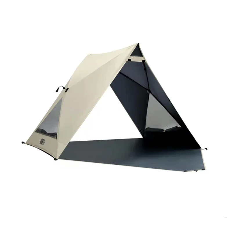 Outdoor Camping Beach Tent, Black Gum Sunscreen, Portable Fold, No Construction Required Sunshade, Rainproof Park, Picnic Tent