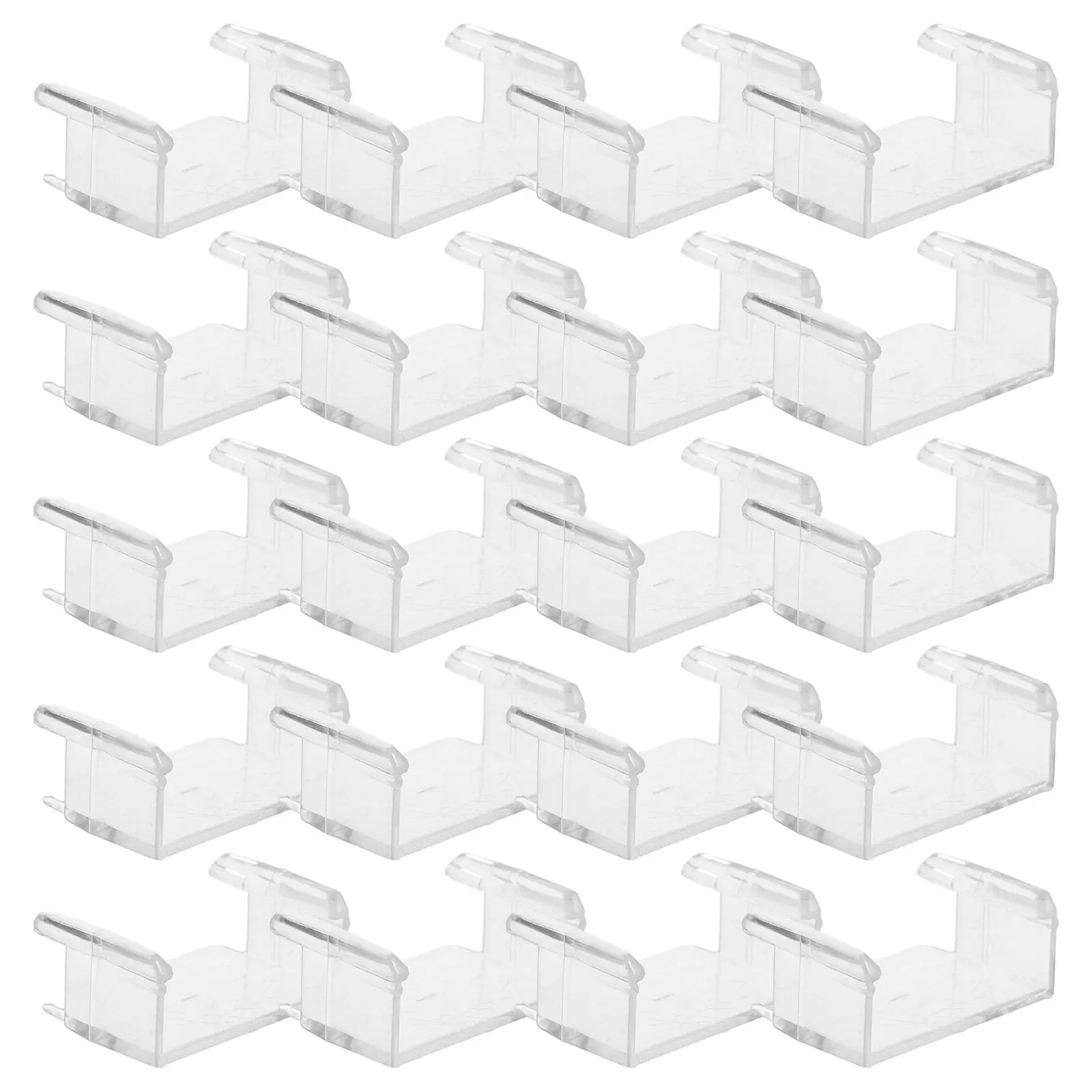 

20Pcs Children Track Accessories Stable Plastic Clips Track Fasteners Rail Connector Locks for Assembly Toy Train Assembly Parts