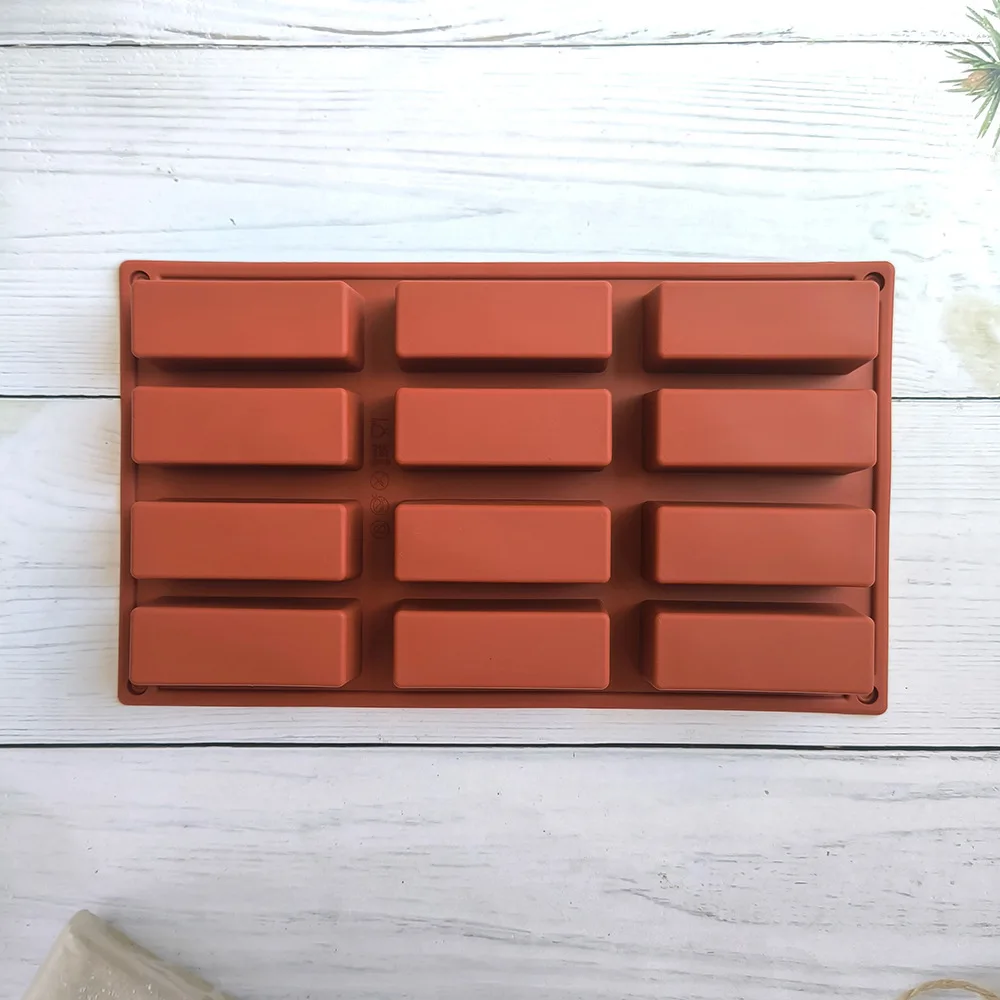 Moules en silicone rectangulaires pour barres chocolatées, moules à barres énergétiques maison, moul