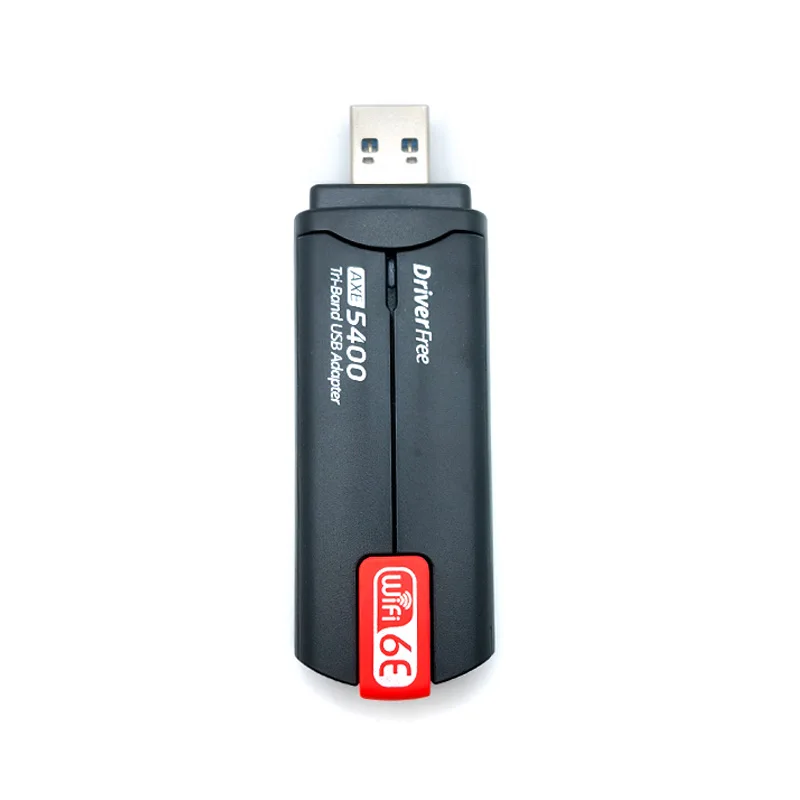 WiFi 6E USB 3,0 WiFi адаптер 5374 Мбит/с трехдиапазонный 2,4G/5G/6 ГГц беспроводная сетевая карта WiFi6 USB-ключ драйвер бесплатно Win10/11