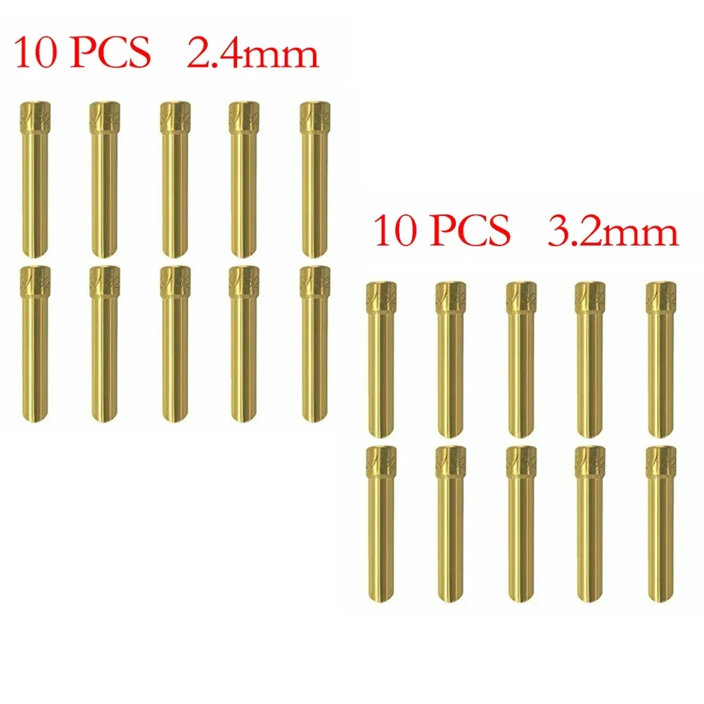 Комплект цанговых цанг для промышленного электрода, комплект горелки TIG Tungsten, 10 шт., замена для горелки TIG серии 17/18/26